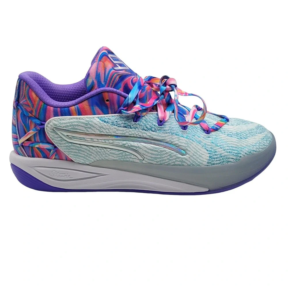 Puma Stewie 4‎ Prism Womens 13.5 Basketball Shoes Multicolor Sneaker 311062-01